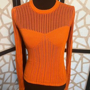 Zara Women's Orange Jumper